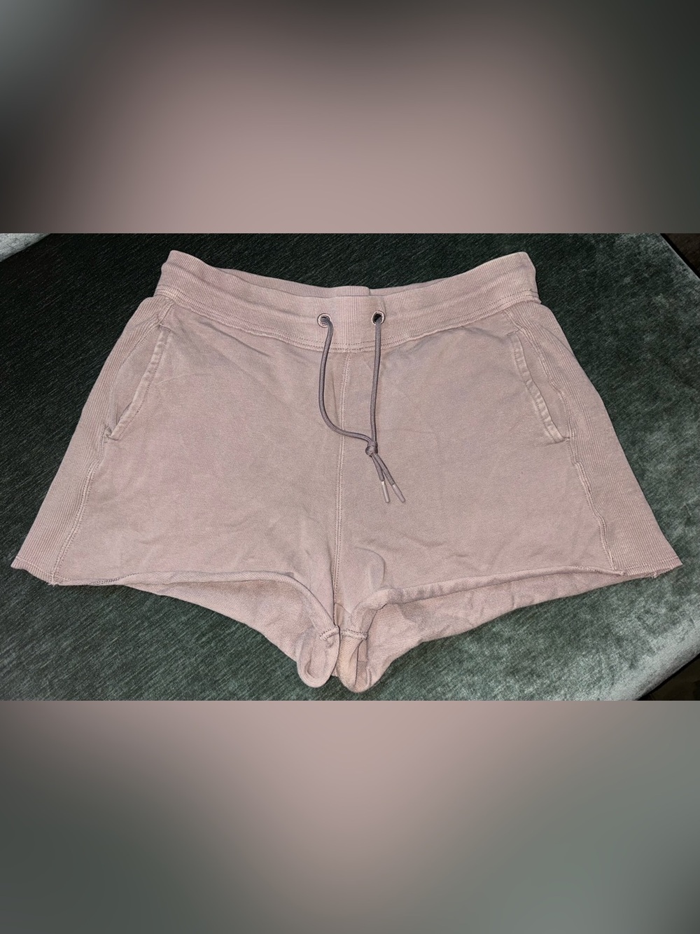 JoyLab Women’s Cozy Drawstring Lounge Shorts - Mauve